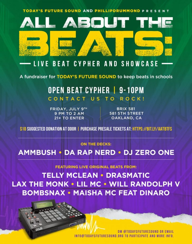 All About the Beats: Live Beat Cypher and Showcase 